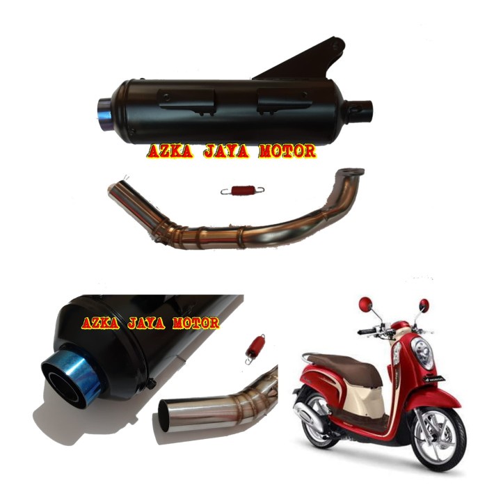 Knalpot Racing Bobokan Scoopy fi / Knalpot Tsukigi Scoopy fi/ AZKA