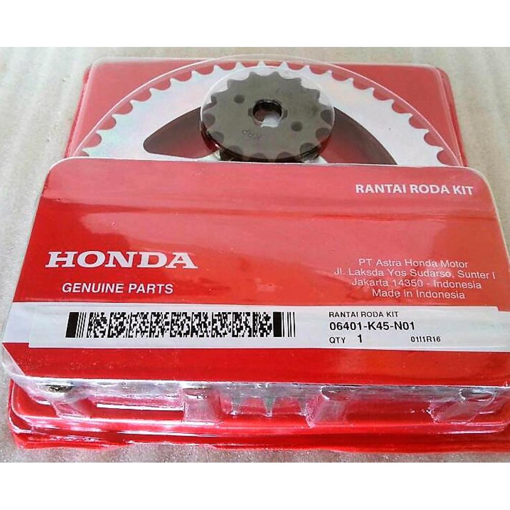 Gear set HONDA New CBR 150 K45 AHM 06401-K45-N01