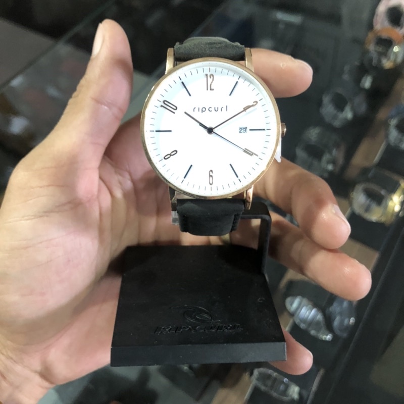 JAM TANGAN WANITA RIPCURL ORIGINAL P19 LATCH ROSE GOLD LEATHER