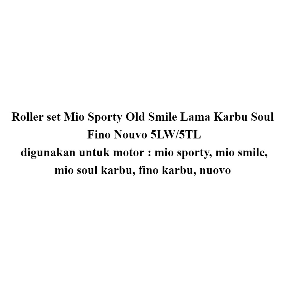 Roller mio sporty roller mio smile roller mio soul karbu roller fino karbu roller nuovo roller Mio Karbu 5TL / 5LW