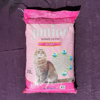 JUNIOR CAT LITTER Banyak Aroma 20kg / 25lt - Pasir Gumpal & Wangi