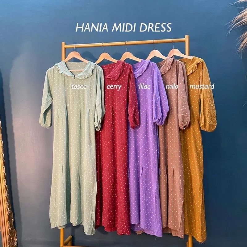 MIDI DRESS POLKA / MIDI DRESS HANIA /MIDI DRESS