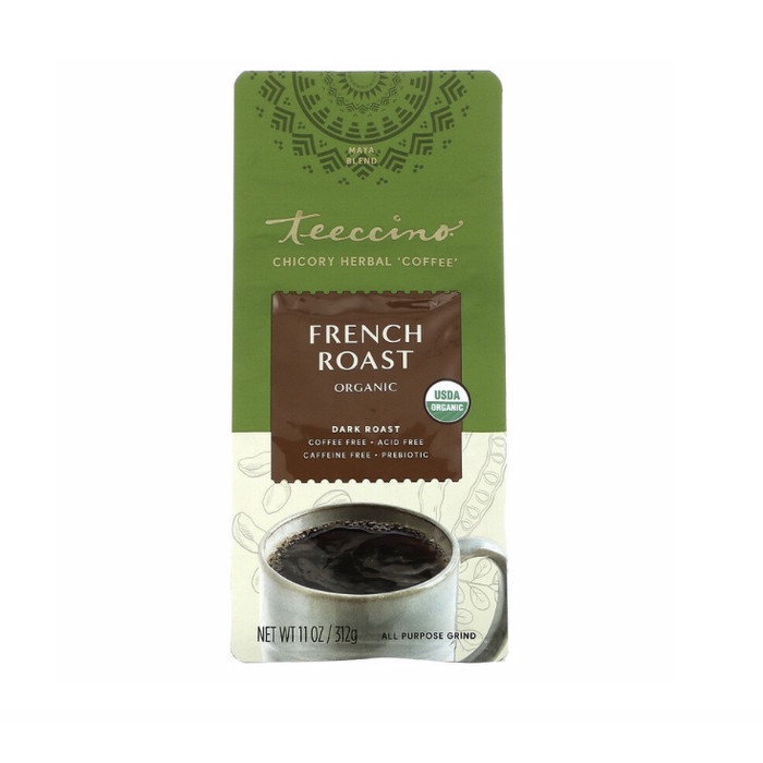 

Teeccino Chicory Herbal Coffee Organic French Roast Dark Roast