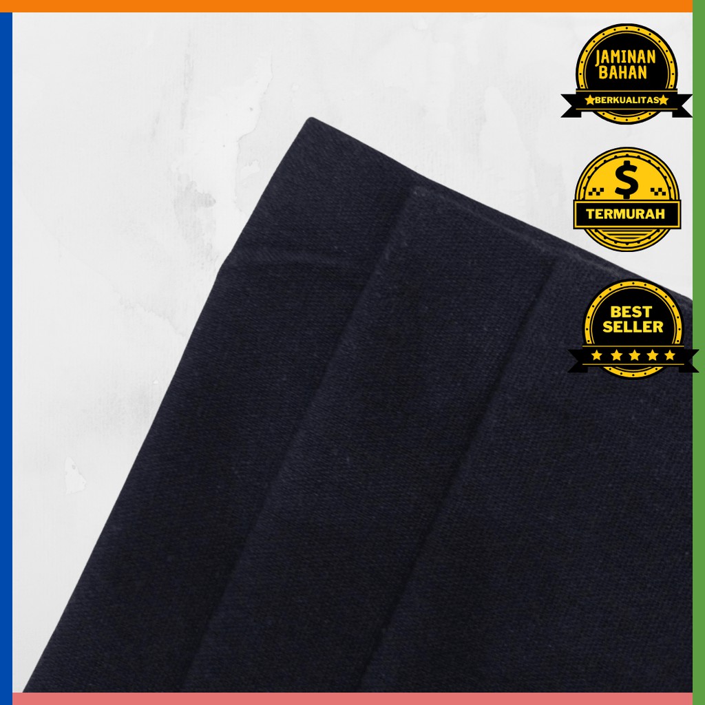 Kain Memora Kain Linen Polos Biru Navy dan Merah Lebar 150 cm Murah Banget Good Quality