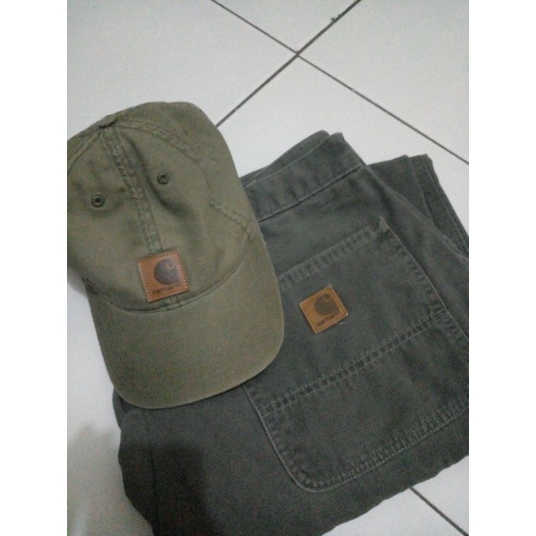 carhartt carpenter pants mos green