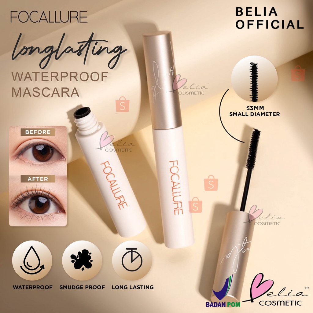 ❤ BELIA ❤ FOCALLURE Longlash Waterproof Mascara FA169 | Curling Eyelash tahan air Maskara | BPOM