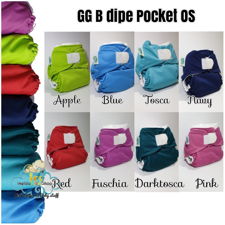 [outer] Clodi GG B dipe pocket Onesize polos motif Tanpa insert