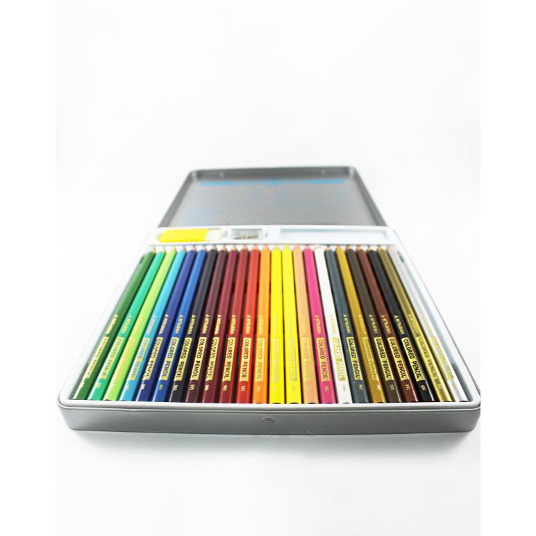 

PERALATAN MENGGAMBAR PENSIL WARNA RASA CRAYON MITSUBISHI COLORED PENCIL 24 COLOR PERALATAN LUKIS