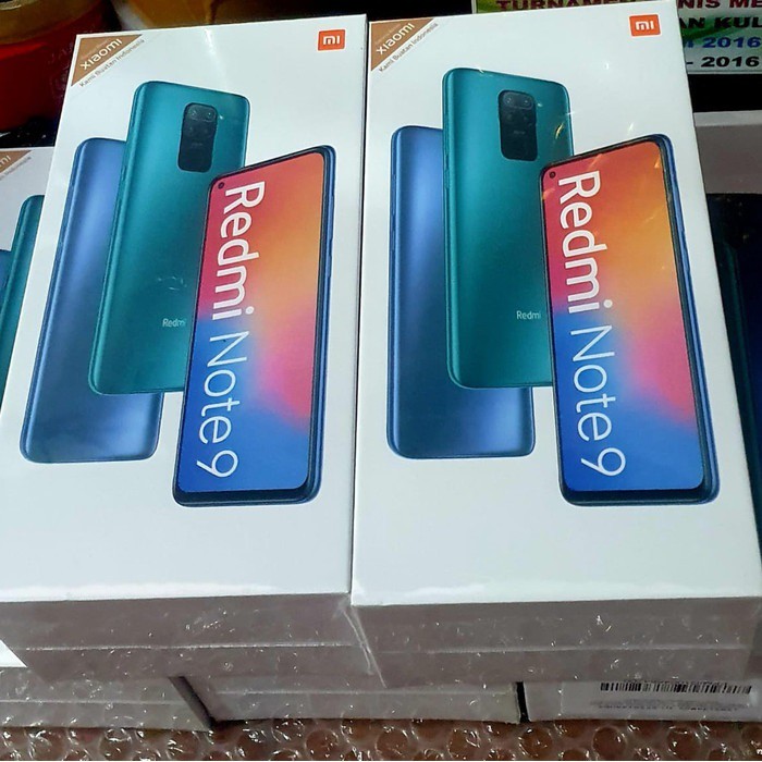 Xiaomi Redmi Note 9 4/64 - 6/128 - Ram 4GB Rom 64GB -  RAM 6GB ROM 128GB - Baru -GARANSI RESMI- Puti
