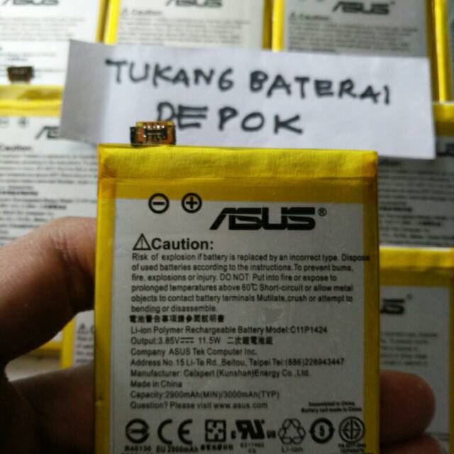 BATTERY BATRE BATERAI ASUS ZENFONE 2 ZE551ML ZE550ML C11P1424 ORIGINAL
100%
