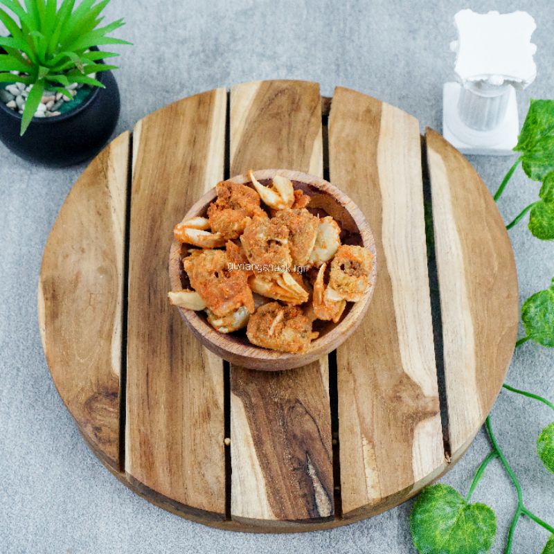 BABY CRAB RAJUNGAN KRISPY 50GR / KERIPIK KEPITING / HALAL / CEMILAN SEHAT / CEMILAN VIRAL / CRAB KREZZ