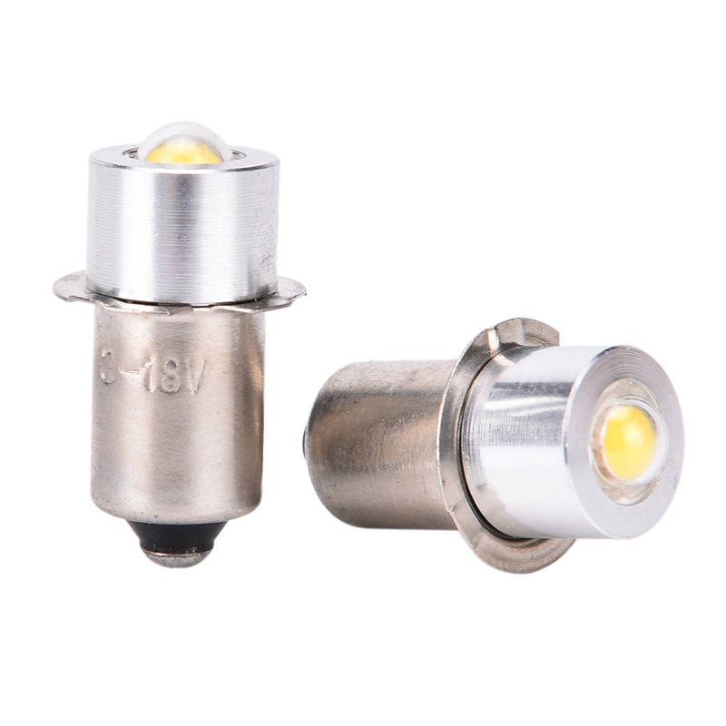 {LUCKID}P13.5S PR2 1W Warm/White Led FlashLight Bulb High Brightness Lamps 90lm DC 18V