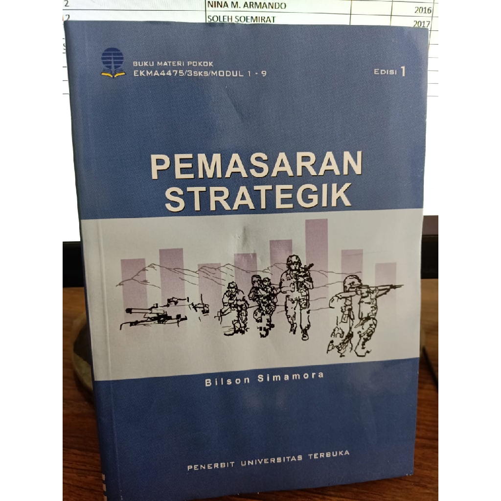 Buku Materi Pokok Pemasaran Strategik Bilson Simamora Shopee Indonesia