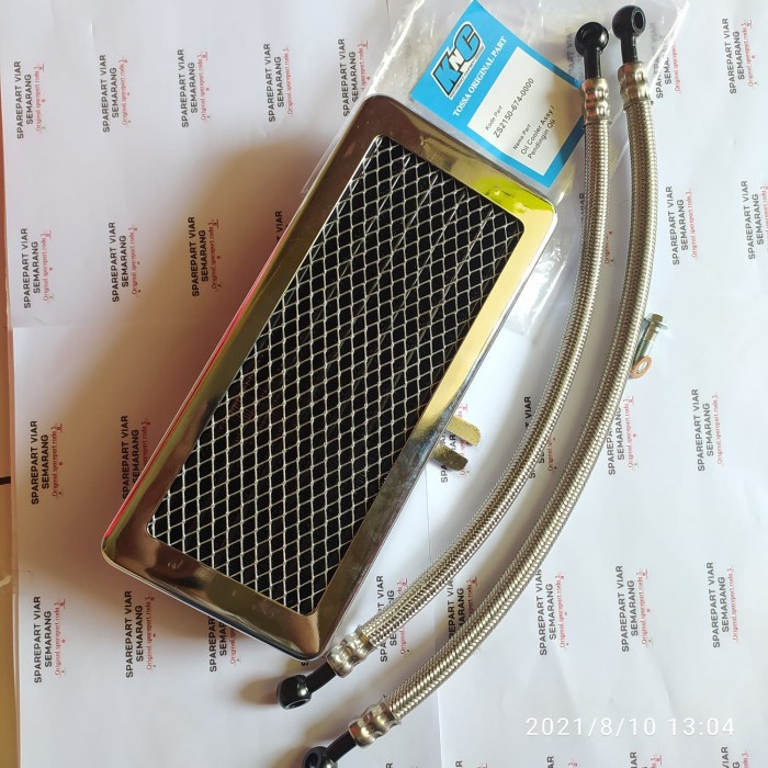 oil cooler viar oil coller tossa universal oil cooler crom atau selang Oil cooler