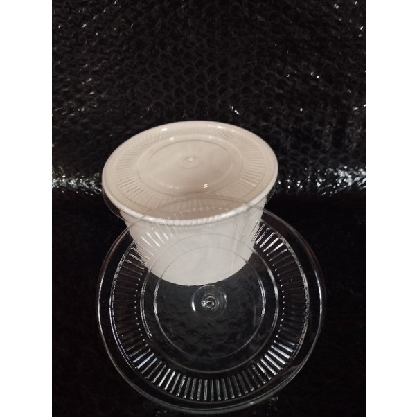 Paper bowl 800 ml / mangkok kertas 800 ml dengan tutup @ 25 pcs