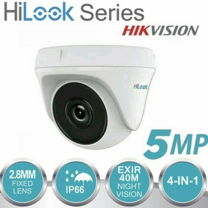 Kamera Cctv Indoor Hilook 5mp THC-T150-P HD 2560p By Hikvision