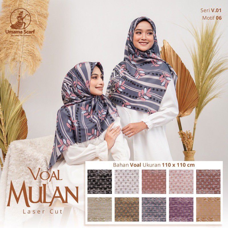 segiempat motif voal mulan umama