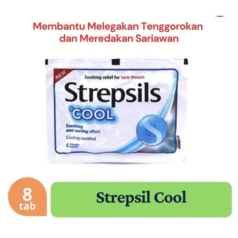 

Strepsils Cool - Permen Pelega Tenggorokan