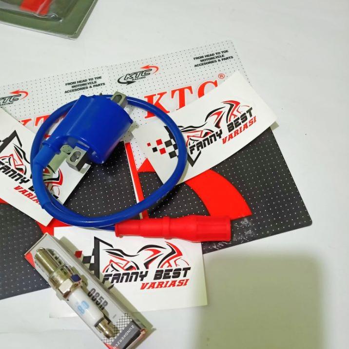 Fresh paketan COIL KTC RACING ORIGINAL+ KOP busi TDR Sonic , KLX, Fu,Jupiter MX, VIXION , BEAT,VARIO