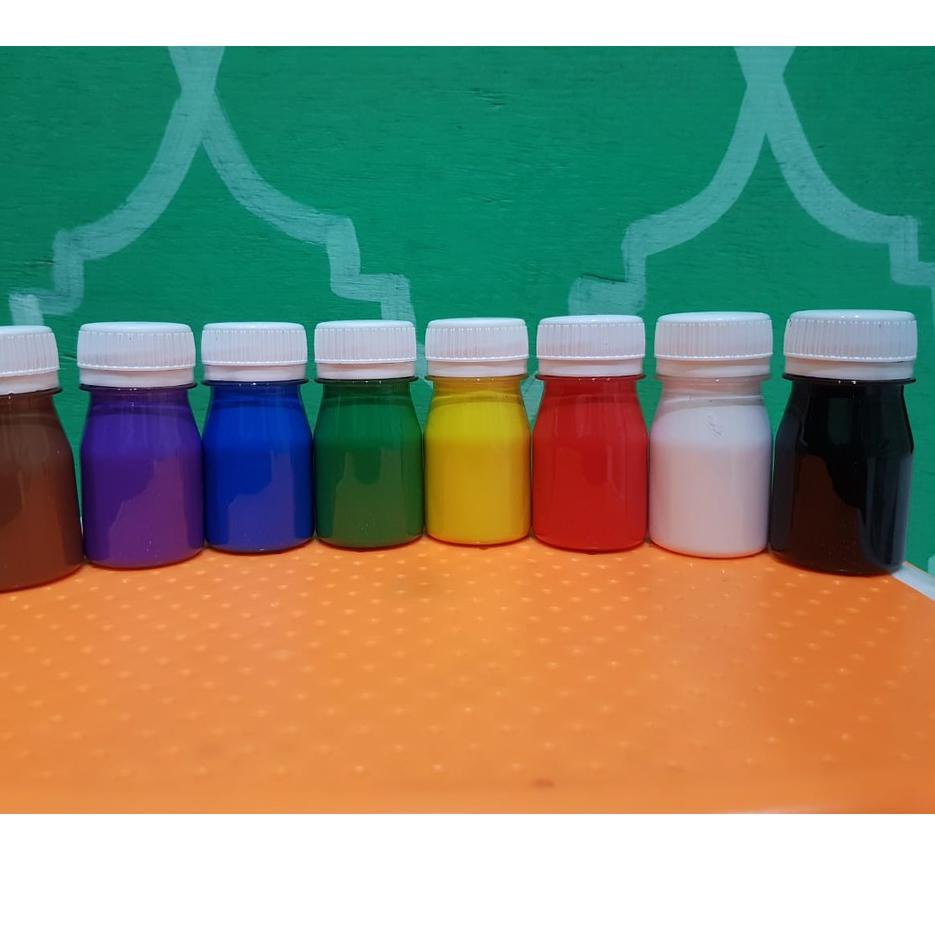

☃ Paket Cat Acrylic Lukis Kaligrafi Dekorasi Hiasan Mushaf Isi 1 paket (8 Botol) ✺
