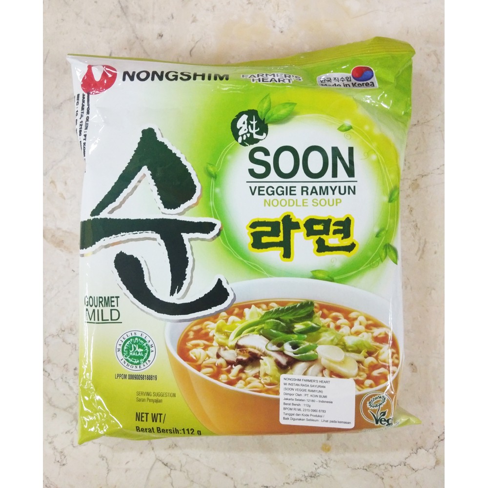

SOON VEGGEI RAMYUN - HALAL MUI