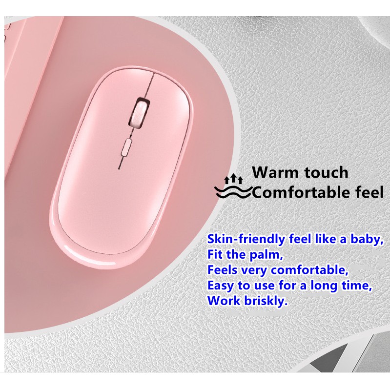 Bluetooth + wireless receiving dual-mode mouse used with devices with Bluetooth, IPAD, mobile phone
