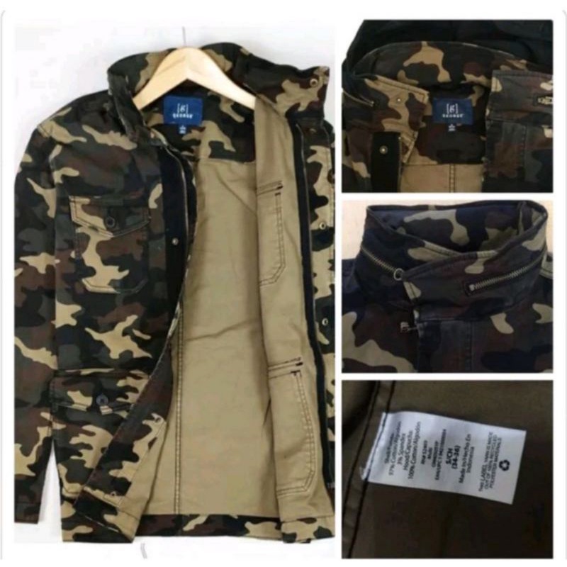 JAKET PARKA HODIE MILITARY GEORGE