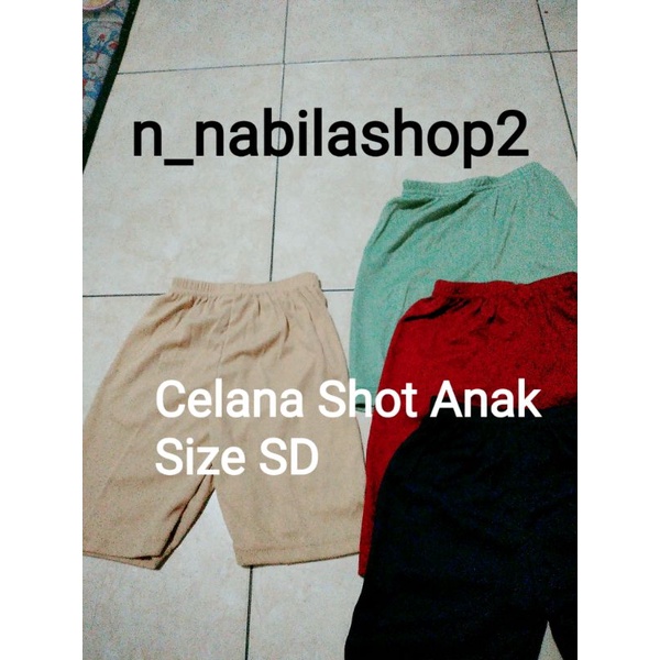 Celana Shot Anak Murah SD,SMP,SMA