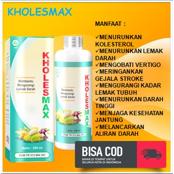 Obat Lemak Darah Kencing Manis kolesterol Vertigo Jantung Stroke Trigliserida Gula Diabetes Kesemuta