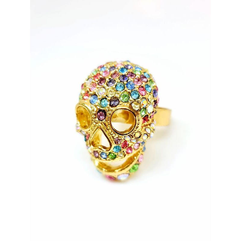 Cincin tengkorak cincin skul