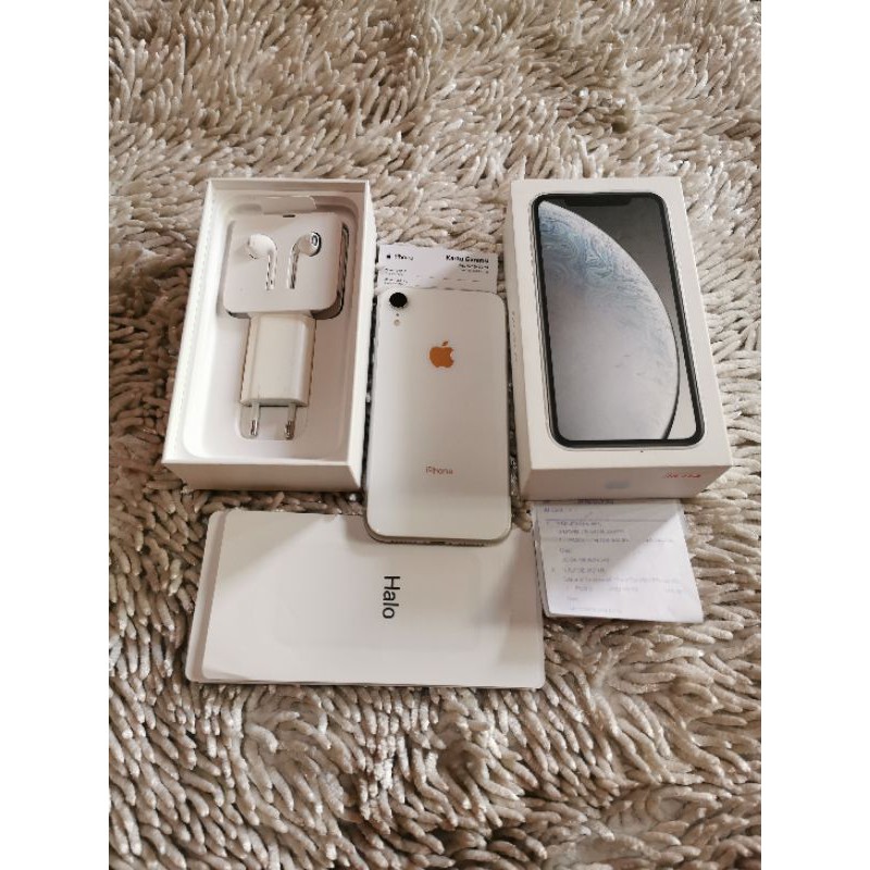 iphone XR 64GB resmi iBox white fulset original