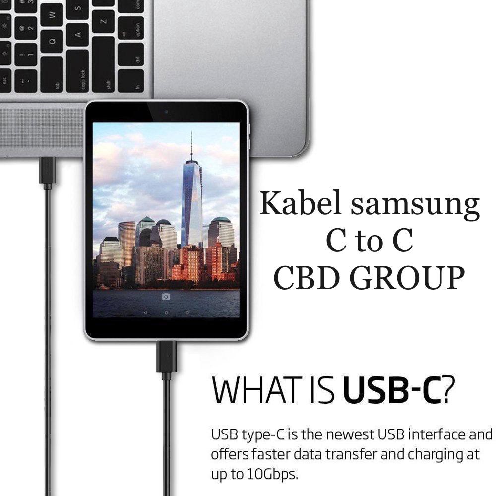 Kabel Data Samsung S20ULTRA/S21ULTRA TYPE-C TO TYPE-C Fast Charging ORI USB-C TO Type-C FAST PD