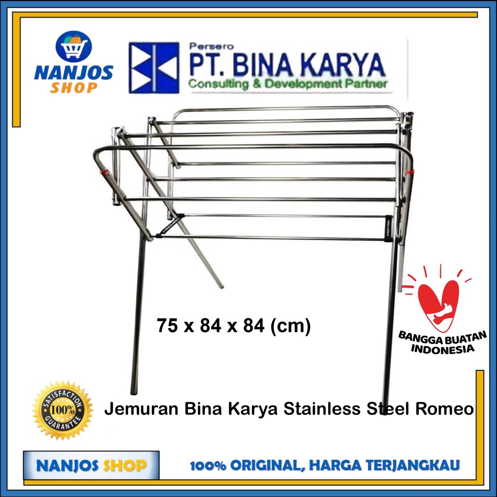 Jemuran / Jemuran Handuk / Jemuran Stainless Steel Romeo Bina Karya