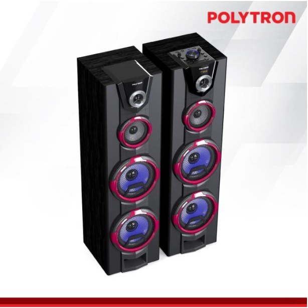 Polytron Speaker Aktif 8&quot; Bluetooth USB Mic PAS 8F28 Light Super Bass