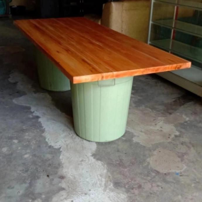 Jual TOP TABLE KAYU MAHONI DAUN MEJA UKURAN 3,5 KETEBALAN NYA