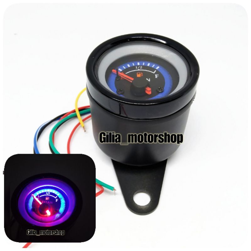 Amper Bensin Jarum Fuel Meter Speedometer Fuel Meter Bensin Jarum Led Ampere Bensin Analog Led