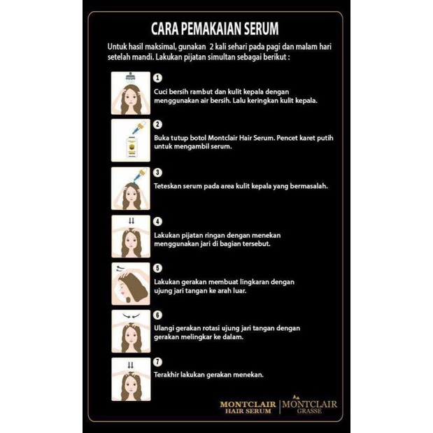 Montclair Hair Serum ORIGINAL 100% Best Seller Produk Penumbuh Rambut Bergaransi