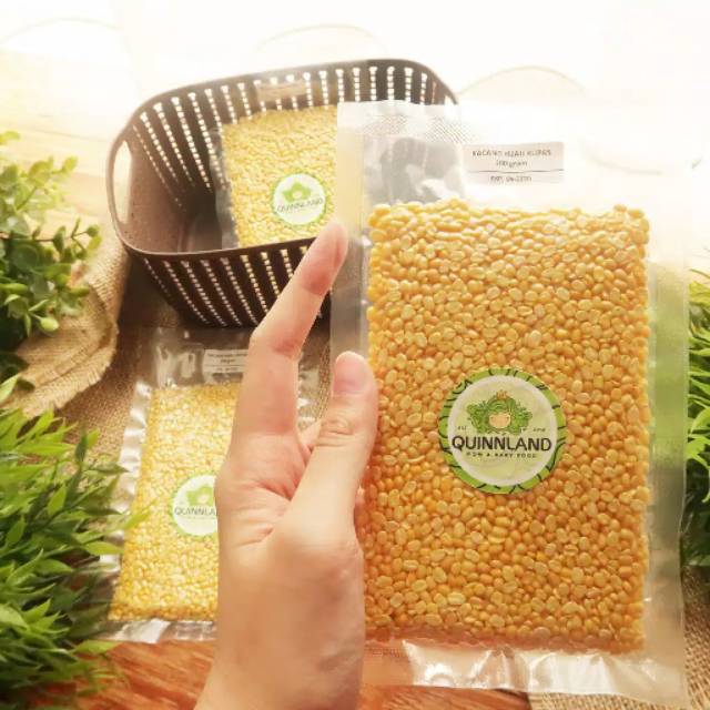 

Kacang hijau kupas (6+)