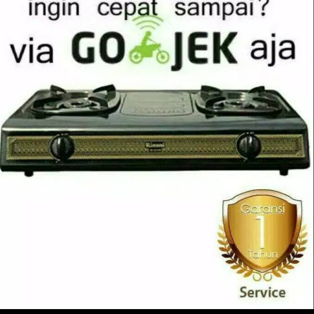 KOMPOR GAS RINNAI / KOMPOR GAS 2 TUNGKU RINNAI 522S