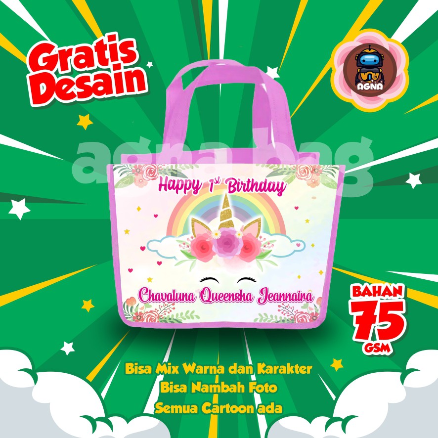 

GOODIE BAG MURAH / TAS ULTAH CUSTOM /TAS ULTAH PROMO/ TAS ULTAH FLOWER