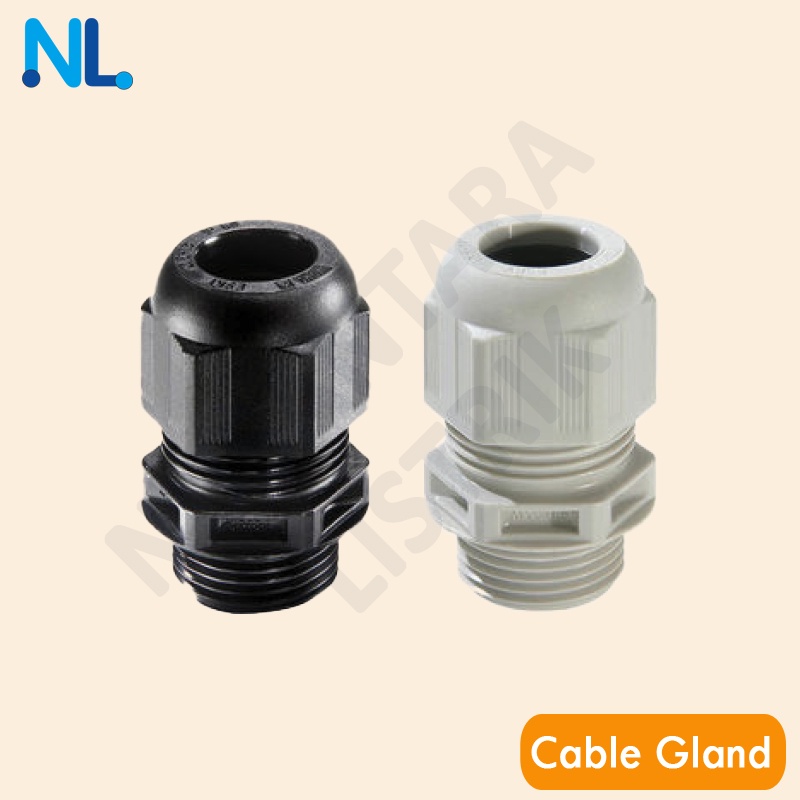 Cable Gland Larkin PG25 ( White & Black ) size 25 MM