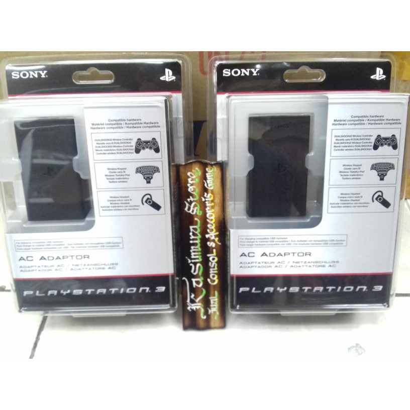 KUALITAS adaptor charge universal 2in1 stick stik ps3 sony original