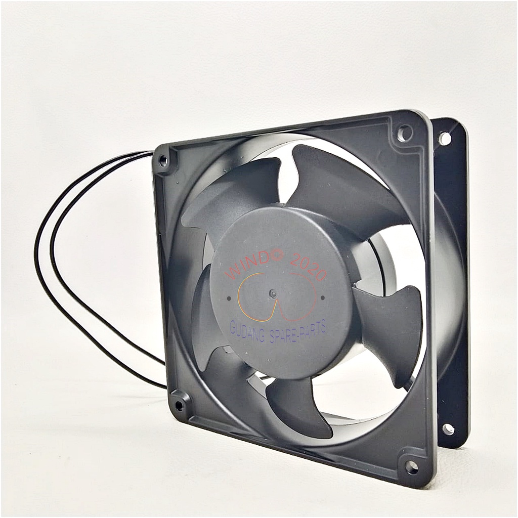 NEW FAN SHOW CASE 12CM X 12CM 220VOLT | MOTOR DINAMO KIPAS KOTAK PENDINGIN CONDENSOR KULKAS DLL