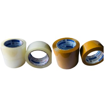 Lakban Nachi Tape Isolasi 48mm Plakban Bening Coklat solasi murah