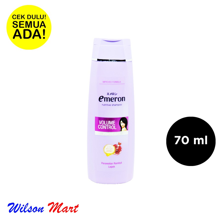 EMERON NUTRITIVE SHAMPOO VOLUME CONTROL POMEGRANATE 70 ML BOTOL