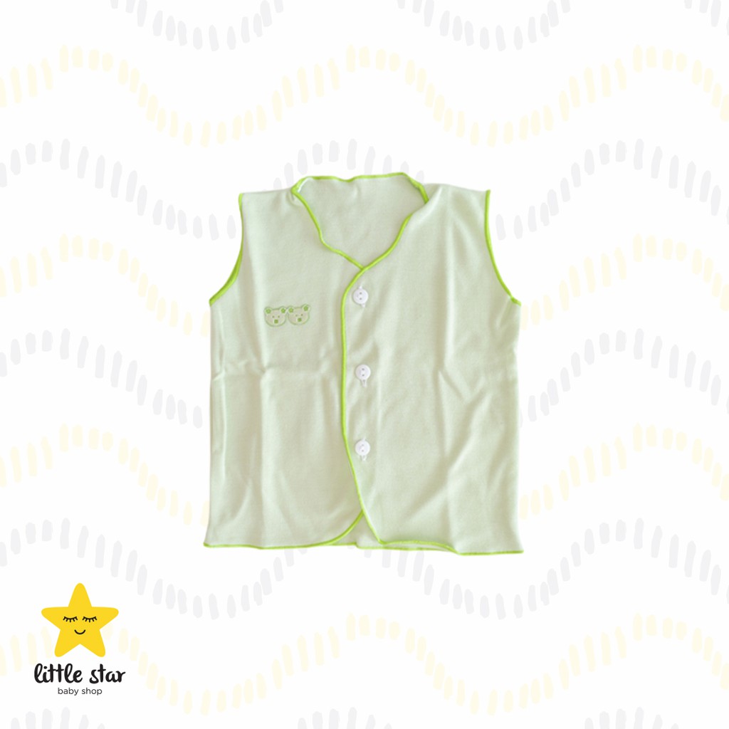 3 Pcs Y Lin Kaos Atasan Kancing Kutungan Tanpa Lengan Anak Bayi Cewek Cowok