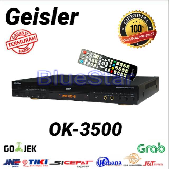 DVD KARAOKE GEISLER OK 3500 - HDD 2TB