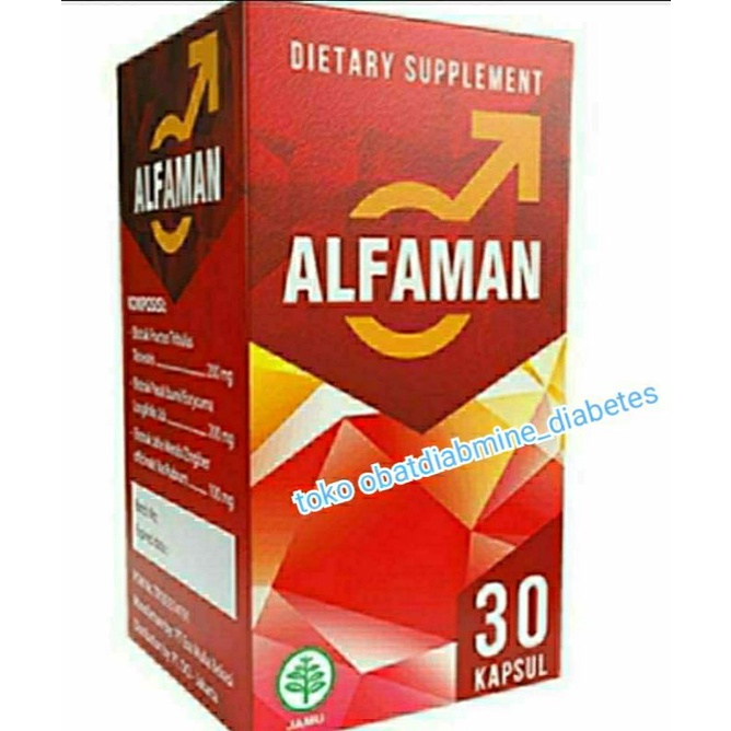 Alfaman (Terlaris) Asli Obat Kuat Stamina Pria Dewasa  Original