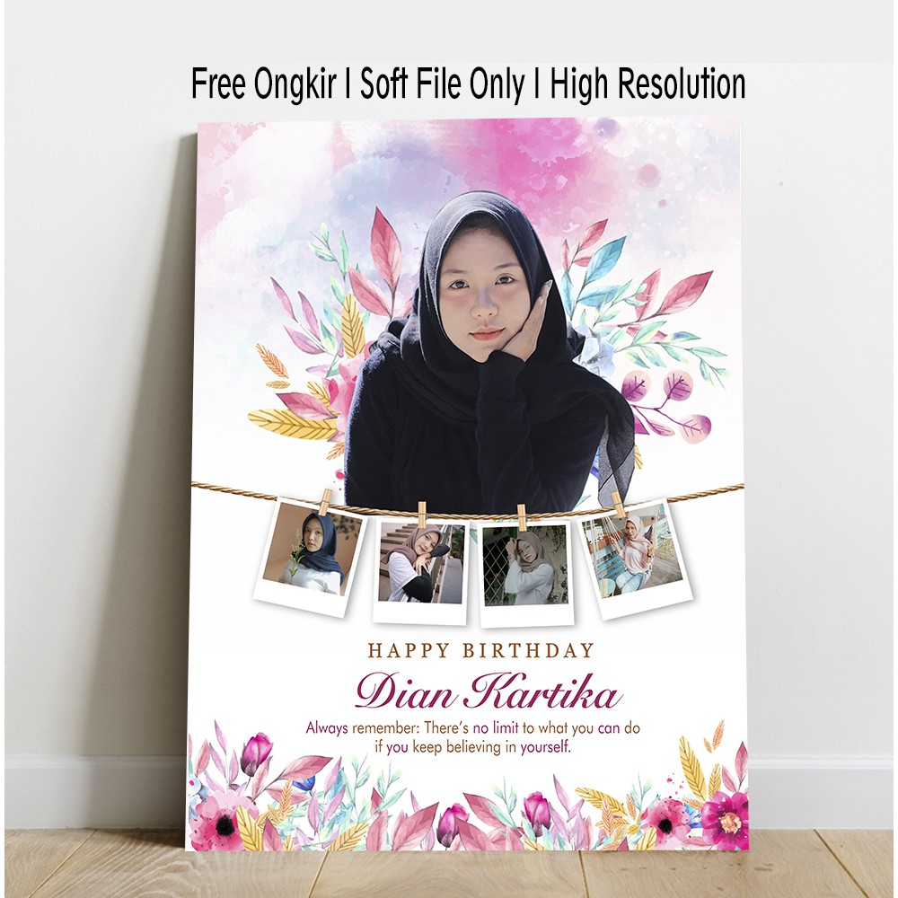  Desain  Foto  Kado  Custom Cocok Untuk Wisuda  Ulangtahun 