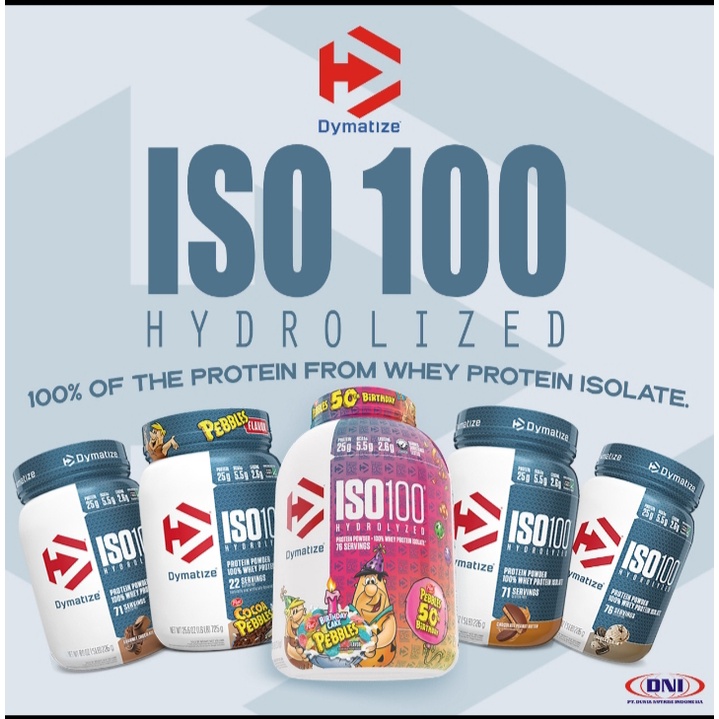 Jual DYMATIZE ISO 100 5 Lbs WHEY PROTEIN ISOLATE TERBAIK Shopee Indonesia